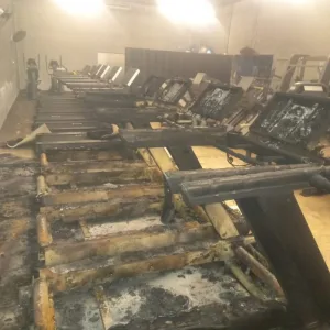 Incêndio atinge academia no Centro de Içara