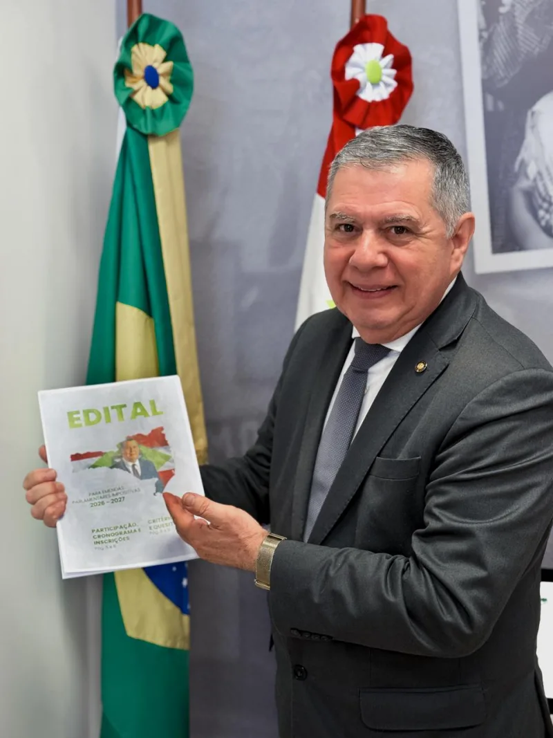 Edital de Emendas Participativas do deputado Mário Motta antecipa prazo de inscrições para 2026
