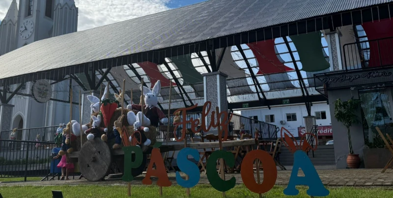 Cocal do Sul entra no clima de Páscoa com programação especial na praça