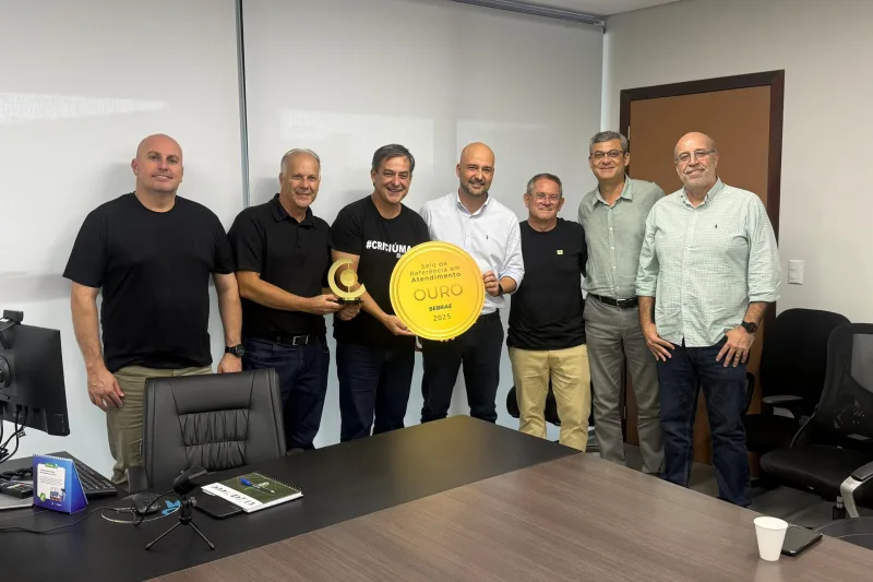 Criciúma recebe Selo Ouro de Referência em Atendimento do Sebrae/SC