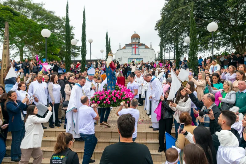 Santuário de Caravaggio celebra 75 anos de fé e tradição em Nova Veneza