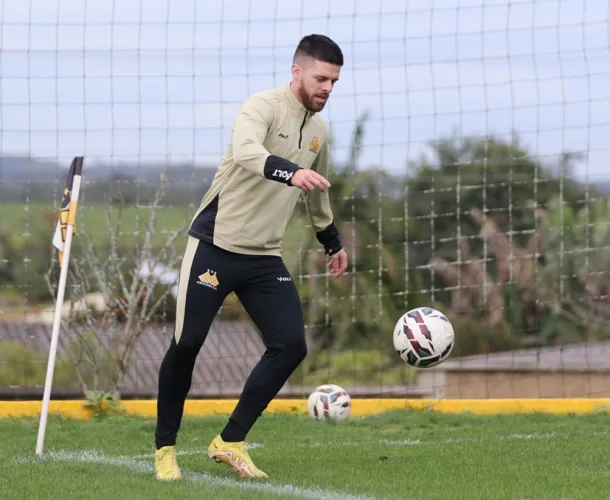 Manhã de treinamento no CT Antenor Angeloni
