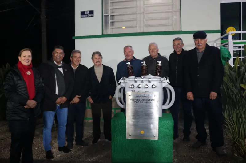 Coopercocal inaugura novo Posto de Atendimento em Urussanga e homenageia Jahir Meneghel