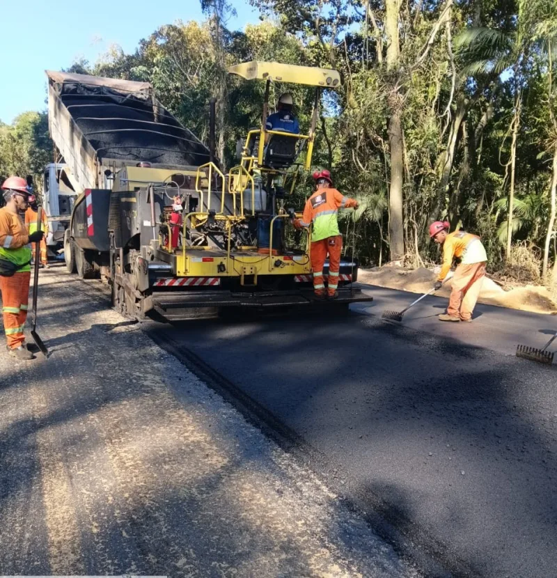 Rodovia da Imigração Italiana recebe nova etapa de pavimentação em Urussanga
