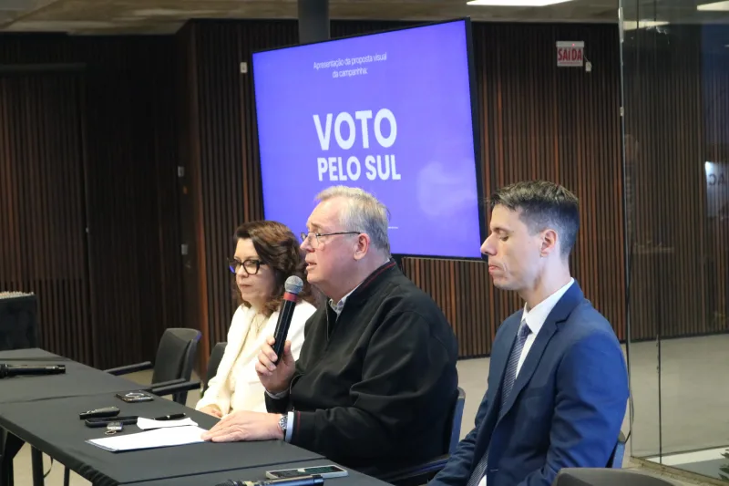 Entidades lançam campanha Voto pelo Sul para fortalecer a representatividade regional