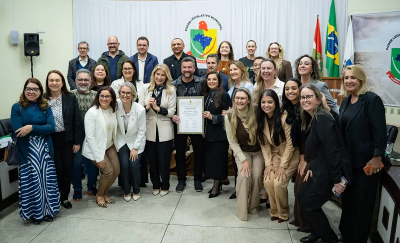 Câmara de Morro da Fumaça homenageia Unesc pelos seus 58 anos