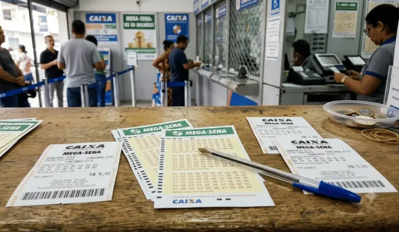 Mega-Sena 3042 sorteia R$ 165 milhões neste domingo