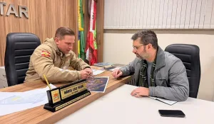 Câmara de Criciúma fortalece diálogo com a Polícia Militar sobre segurança pública