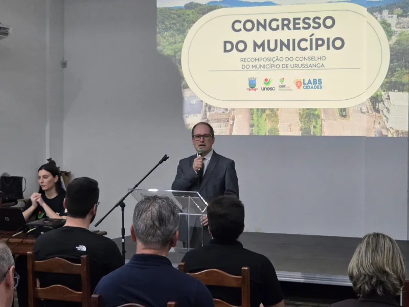 Congresso reúne comunidade para recomposição do Conselho do Município em Urussanga