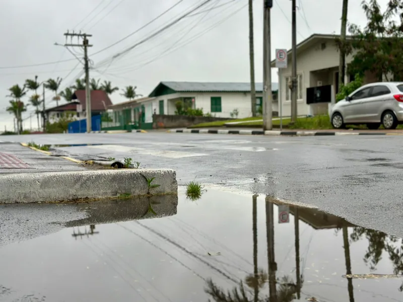 Defesa Civil de Içara alerta para temporais e chuva de 250 milímetros até segunda-feira