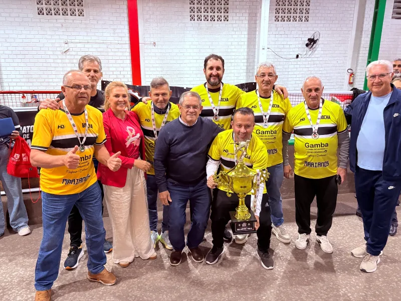 Elevadores Castelo A é o campeão da Série A do Municipal de Bocha de Criciúma 2026